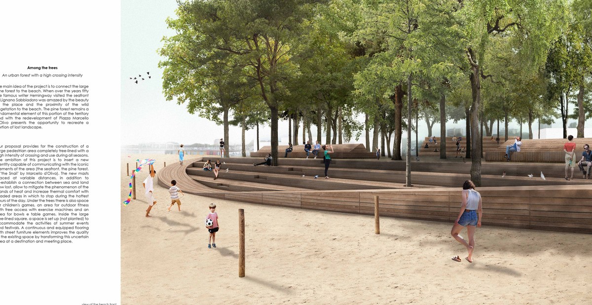 Among the Trees — urban forest beach project